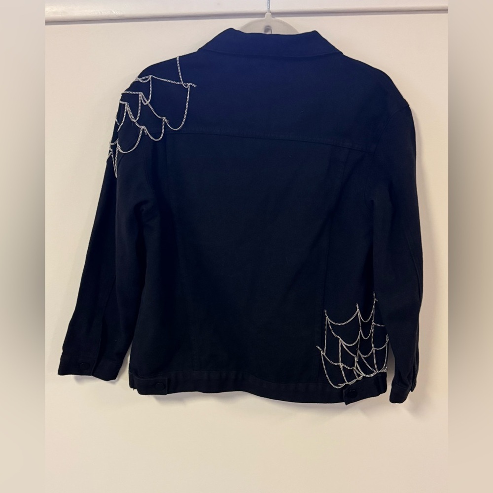 Lively Ghosts Ghost Town Jeans Jacket NWOT - Picture 10 of 10